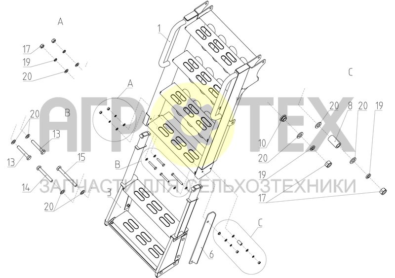 Лестница (101.07.01.020) (№19 на схеме)